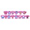 Paw Patrol Pink Happy Birthday Banner
